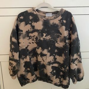Zara Crewneck oversized sweatshirt toddler boy size 18-24M